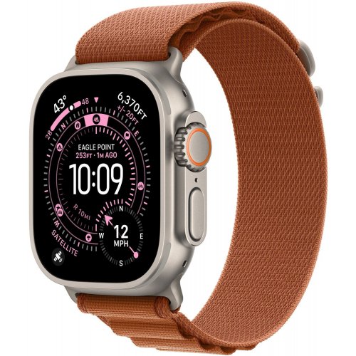 Ремінець Apple Alpine Loop Natural Titanium Finish for Apple Watch 49mm Small (MFTA4ZM/A) Terra Cotta купити в Україні: Київ, Львів, Хмельницький, Тернопіль | Низька ціна, відгуки, характеристики від TELEMART фото
