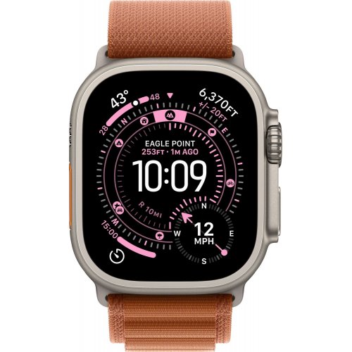 Ремінець Apple Alpine Loop Natural Titanium Finish for Apple Watch 49mm Small (MFTA4ZM/A) Terra Cotta купити в Україні: Київ, Львів, Хмельницький, Тернопіль | Низька ціна, відгуки, характеристики від TELEMART фото