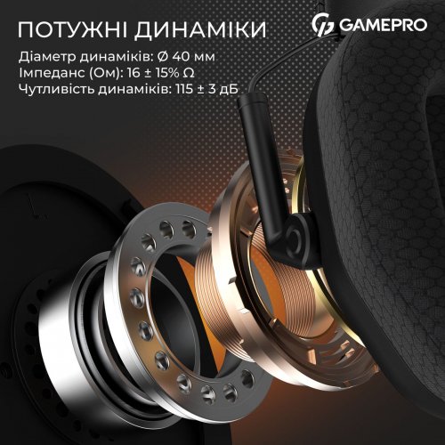 Наушники GamePro Genesis Mercury Pro Wireless (HSW120B) Black купить в Украине: Киев, Днепр, Харьков, Одесса  | Низкая цена, отзывы, характеристики от TELEMART фото