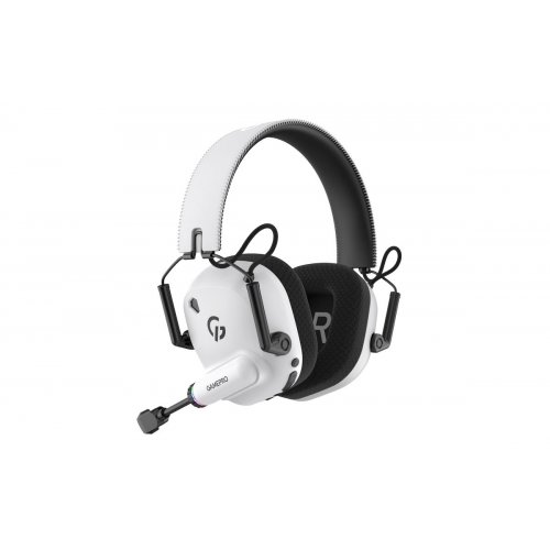 Наушники GamePro Genesis Mercury Pro Wireless (HSW120W) White купить в Украине: Киев, Днепр, Харьков, Одесса  | Низкая цена, отзывы, характеристики от TELEMART фото