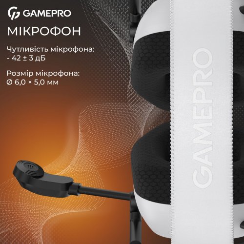 Наушники GamePro Genesis Mercury Pro Wireless (HSW120W) White купить в Украине: Киев, Днепр, Харьков, Одесса  | Низкая цена, отзывы, характеристики от TELEMART фото