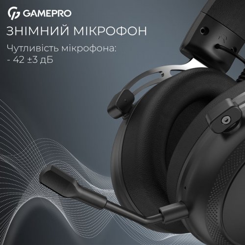 Навушники GamePro Asgard Skald Wireless (HSW160B) Black купити в Україні: Київ, Львів, Хмельницький, Тернопіль | Низька ціна, відгуки, характеристики від TELEMART фото