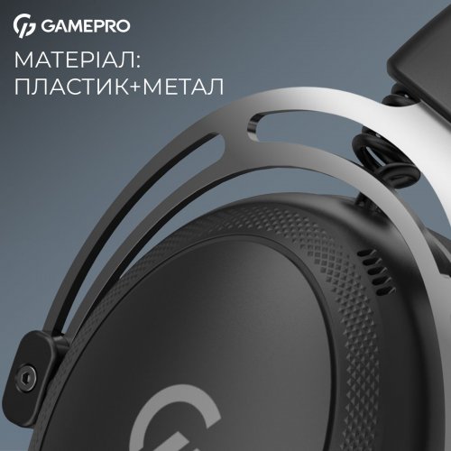 Навушники GamePro Asgard Skald Wireless (HSW160B) Black купити в Україні: Київ, Львів, Хмельницький, Тернопіль | Низька ціна, відгуки, характеристики від TELEMART фото