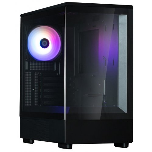 Корпус Zalman P10 Tempered Glass без БЖ Black (Стан нового, 809952) купити в Україні: Київ, Львів, Хмельницький, Тернопіль | Перевірка сумісності, низька ціна, відгуки, характеристики від TELEMART фото
