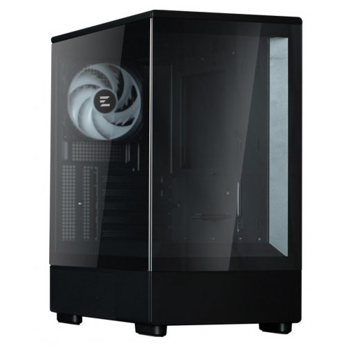Корпус Zalman P10 Tempered Glass без БЖ Black (Стан нового, 809952) купити в Україні: Київ, Львів, Хмельницький, Тернопіль | Перевірка сумісності, низька ціна, відгуки, характеристики від TELEMART фото