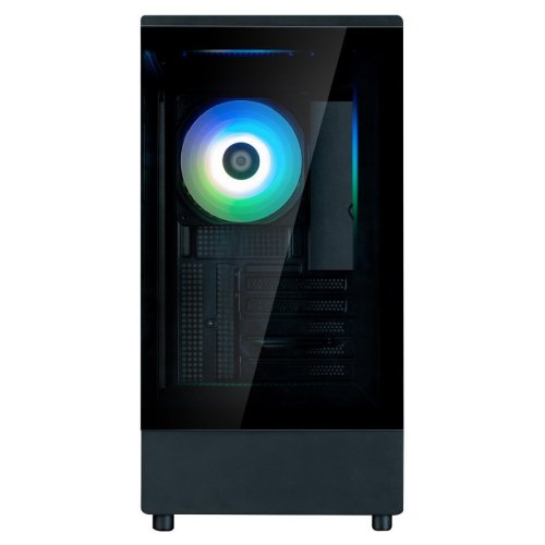 Корпус Zalman P10 Tempered Glass без БЖ Black (Стан нового, 809952) купити в Україні: Київ, Львів, Хмельницький, Тернопіль | Перевірка сумісності, низька ціна, відгуки, характеристики від TELEMART фото