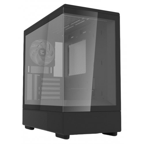 Корпус Zalman P10 Tempered Glass без БЖ Black (Стан нового, 809954) купити в Україні: Київ, Львів, Хмельницький, Тернопіль | Перевірка сумісності, низька ціна, відгуки, характеристики від TELEMART фото