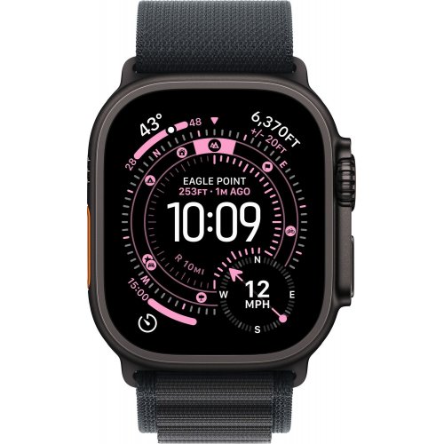 Ремінець Apple Alpine Loop Black Titanium Finish for Apple Watch 49mm Large (MG9J4ZM/A) Black купити в Україні: Київ, Львів, Хмельницький, Тернопіль | Низька ціна, відгуки, характеристики від TELEMART фото