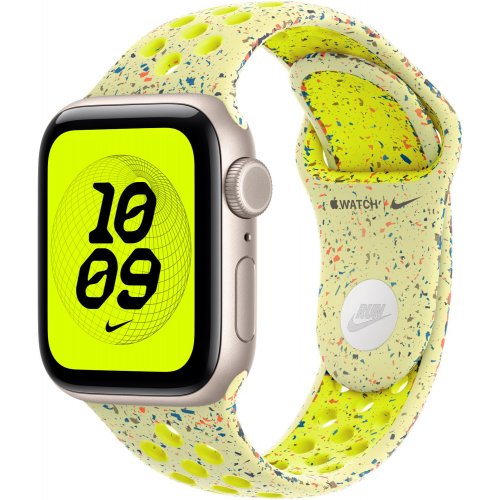 Ремінець Apple Nike Sport Band for Apple Watch 40mm M/L (MG9W4ZM/A) Volt Splash купити в Україні: Київ, Львів, Хмельницький, Тернопіль | Низька ціна, відгуки, характеристики від TELEMART фото