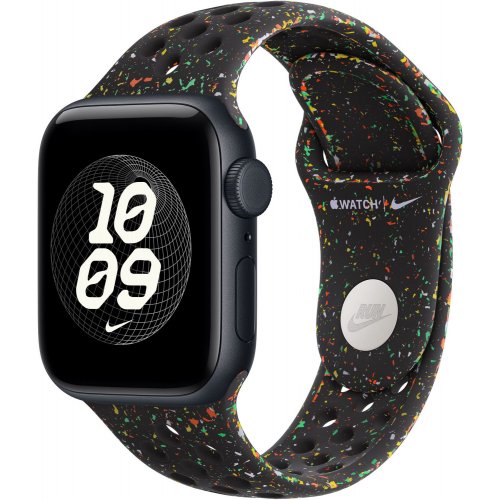 Ремешок Apple Nike Sport Band for Apple Watch 40mm M/L (MG9Y4ZM/A) Midnight Black купить в Украине: Киев, Днепр, Харьков, Одесса  | Низкая цена, отзывы, характеристики от TELEMART фото