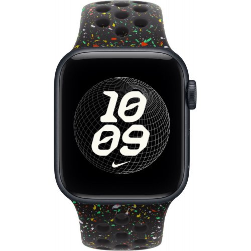 Ремешок Apple Nike Sport Band for Apple Watch 40mm M/L (MG9Y4ZM/A) Midnight Black купить в Украине: Киев, Днепр, Харьков, Одесса  | Низкая цена, отзывы, характеристики от TELEMART фото