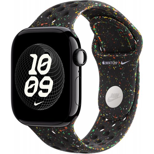 Ремінець Apple Nike Sport Band for Apple Watch 42mm S/M (MGAE4ZM/A) Midnight Black купити в Україні: Київ, Львів, Хмельницький, Тернопіль | Низька ціна, відгуки, характеристики від TELEMART фото