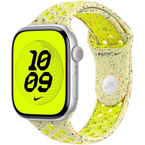 Ремінець Apple Nike Sport Band for Apple Watch 46mm S/M (MGC04ZM/A) Volt Splash купити в Україні: Київ, Львів, Хмельницький, Тернопіль | Низька ціна, відгуки, характеристики від TELEMART фото