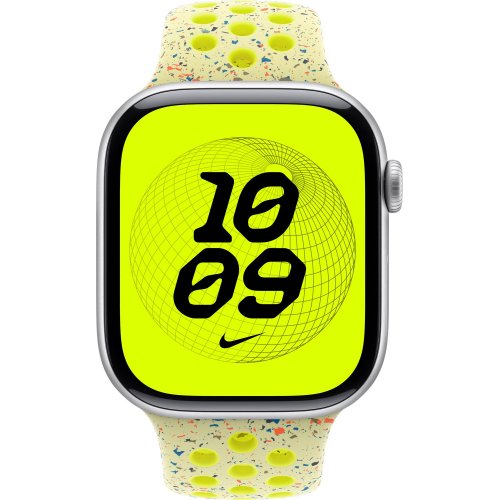 Ремінець Apple Nike Sport Band for Apple Watch 46mm S/M (MGC04ZM/A) Volt Splash купити в Україні: Київ, Львів, Хмельницький, Тернопіль | Низька ціна, відгуки, характеристики від TELEMART фото