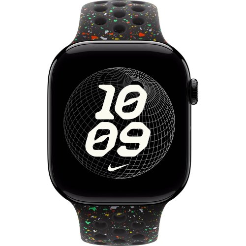 Ремінець Apple Nike Sport Band for Apple Watch 46mm S/M (MGC24ZM/A) Midnight Black купити в Україні: Київ, Львів, Хмельницький, Тернопіль | Низька ціна, відгуки, характеристики від TELEMART фото