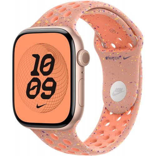 Ремінець Apple Nike Sport Band for Apple Watch 46mm S/M (MGC64ZM/A) Alpenglow Pink купити в Україні: Київ, Львів, Хмельницький, Тернопіль | Низька ціна, відгуки, характеристики від TELEMART фото
