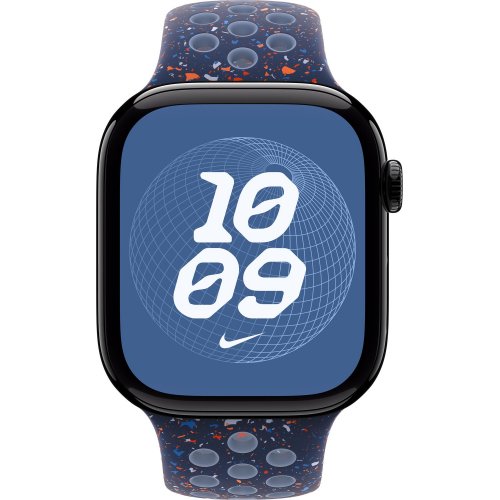 Ремінець Apple Nike Sport Band for Apple Watch 46mm M/L (MGCA4ZM/A) Blue Ribbon купити в Україні: Київ, Львів, Хмельницький, Тернопіль | Низька ціна, відгуки, характеристики від TELEMART фото