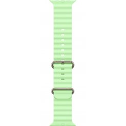 Ремінець Apple Ocean Band Natural Titanium Finish for Apple Watch 49mm (MGCF4ZM/A) Neon Green