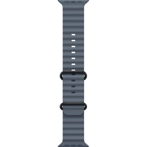 Ремінець Apple Ocean Band Black Titanium Finish for Apple Watch 49mm (MGCJ4ZM/A) Anchor Blue купити в Україні: Київ, Львів, Хмельницький, Тернопіль | Низька ціна, відгуки, характеристики від TELEMART фото