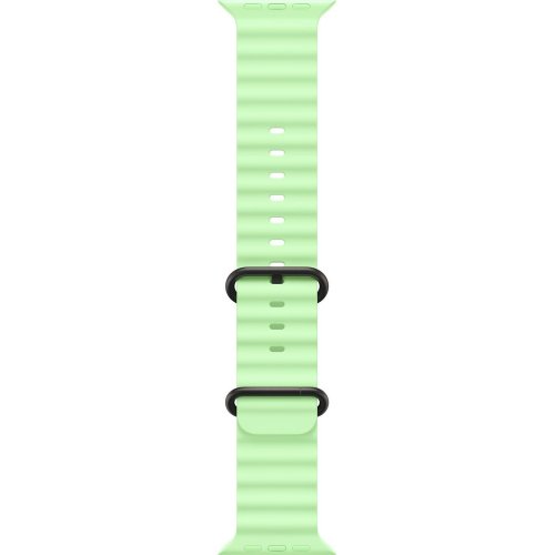 Ремінець Apple Ocean Band Black Titanium Finish for Apple Watch 49mm (MGCL4ZM/A) Neon Green купити в Україні: Київ, Львів, Хмельницький, Тернопіль | Низька ціна, відгуки, характеристики від TELEMART фото