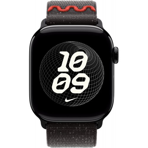 Ремінець Apple Nike Sport Loop for Apple Watch 42mm (MGCX4ZM/A) Midnight Black купити в Україні: Київ, Львів, Хмельницький, Тернопіль | Низька ціна, відгуки, характеристики від TELEMART фото