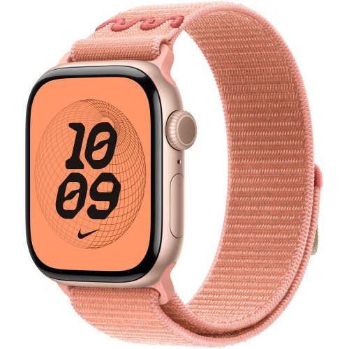 Ремешок Apple Nike Sport Loop for Apple Watch 42mm (MGD04ZM/A) Alpenglow Pink купить в Украине: Киев, Днепр, Харьков, Одесса  | Низкая цена, отзывы, характеристики от TELEMART фото