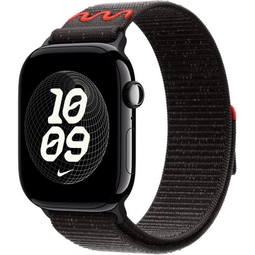 Ремешок Apple Nike Sport Loop for Apple Watch 46mm (MGD34ZM/A) Midnight Black купить в Украине: Киев, Днепр, Харьков, Одесса  | Низкая цена, отзывы, характеристики от TELEMART фото
