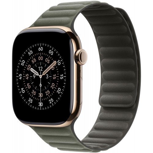 Ремінець Apple Magnetic Link for Apple Watch 46mm M/L (MGDL4ZM/A) Sage Gray купити в Україні: Київ, Львів, Хмельницький, Тернопіль | Низька ціна, відгуки, характеристики від TELEMART фото