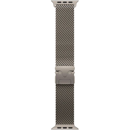 Ремінець Apple Milanese Loop for Apple Watch 49mm Small (MGHN4ZM/A) Natural Titanium купити в Україні: Київ, Львів, Хмельницький, Тернопіль | Низька ціна, відгуки, характеристики від TELEMART фото