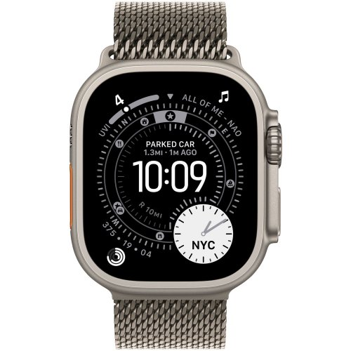 Ремінець Apple Milanese Loop for Apple Watch 49mm Small (MGHN4ZM/A) Natural Titanium купити в Україні: Київ, Львів, Хмельницький, Тернопіль | Низька ціна, відгуки, характеристики від TELEMART фото