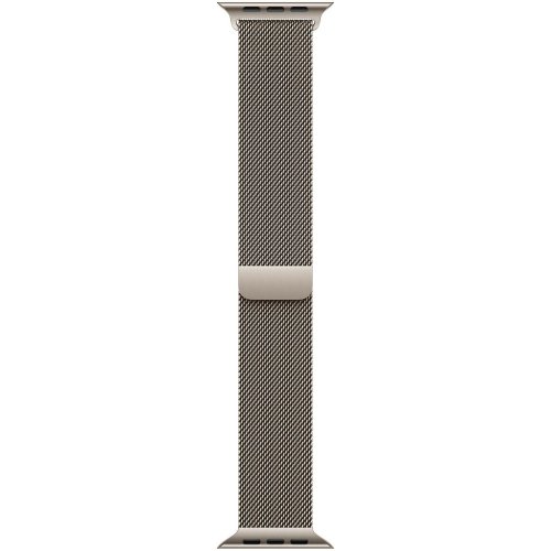 Ремінець Apple Milanese Loop for Apple Watch 46mm M/L (MGJ34ZM/A) Natural купити в Україні: Київ, Львів, Хмельницький, Тернопіль | Низька ціна, відгуки, характеристики від TELEMART фото