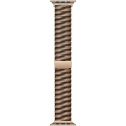 Ремінець Apple Milanese Loop for Apple Watch 46mm M/L (MGJ54ZM/A) Gold купити в Україні: Київ, Львів, Хмельницький, Тернопіль | Низька ціна, відгуки, характеристики від TELEMART фото