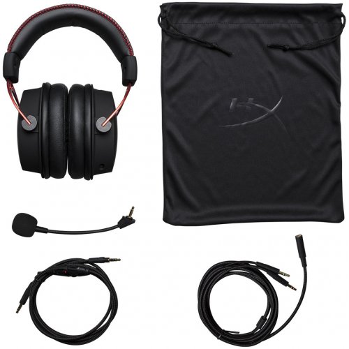 Наушники HyperX Cloud Alpha (4P5L1AM) Black купить в Украине: Киев, Днепр, Харьков, Одесса  | Низкая цена, отзывы, характеристики от TELEMART фото
