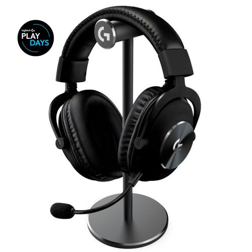 Уцінка навушники Logitech PRO X Gaming with Stand (991-000358) Black (Розкрита упаковка, 810114) купити в Україні: Київ, Львів, Хмельницький, Тернопіль | Низька ціна, відгуки, характеристики від TELEMART фото