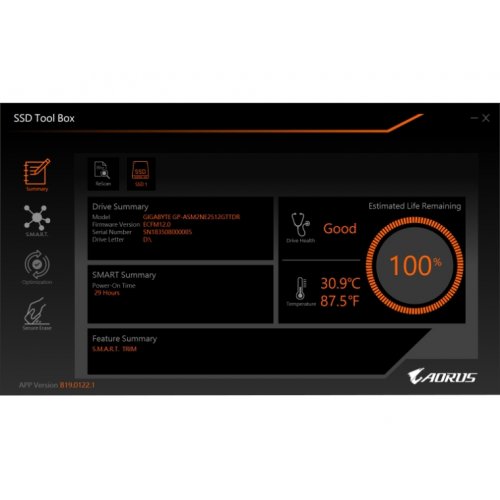 SSD-диск Gigabyte AORUS Gen4 7000E 3D NAND TLC 2TB M.2 (2280 PCI-E) NVMe 1.4 (AG470E2TB) купити в Україні: Київ, Львів, Хмельницький, Тернопіль | Перевірка сумісності, низька ціна, відгуки, характеристики від TELEMART фото