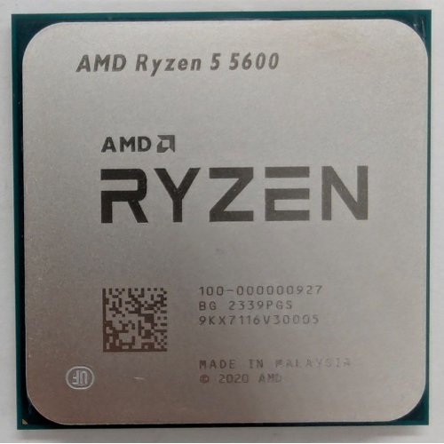 Процессор AMD Ryzen 5 5600 3.5(4.4)GHz 32MB sAM4 Tray (100-000000927) (Восстановлено продавцом, 810461) купить в Украине: Киев, Днепр, Харьков, Одесса  | Проверка совместимости, низкая цена, отзывы, характеристики от TELEMART фото