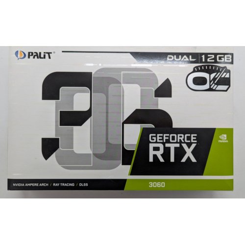 Видеокарта Palit GeForce RTX 3060 Dual OC 12288MB (NE63060T19K9-190AD) (Восстановлено продавцом, 810499) купить в Украине: Киев, Днепр, Харьков, Одесса  | Проверка совместимости, низкая цена, отзывы, характеристики от TELEMART фото