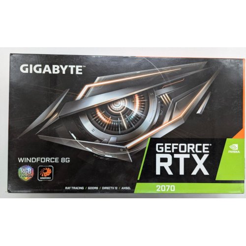Видеокарта Gigabyte GeForce RTX 2070 WindForce 3X 8192MB (GV-N2070WF3-8GC) (Восстановлено продавцом, 810500) купить в Украине: Киев, Днепр, Харьков, Одесса  | Проверка совместимости, низкая цена, отзывы, характеристики от TELEMART фото