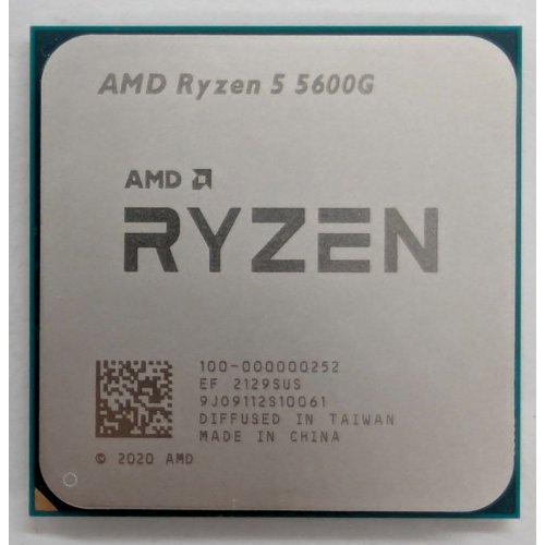 Процессор AMD Ryzen 5 5600G 3.9(4.4)GHz 16MB sAM4 Tray (100-000000252) (Восстановлено продавцом, 810574) купить в Украине: Киев, Днепр, Харьков, Одесса  | Проверка совместимости, низкая цена, отзывы, характеристики от TELEMART фото