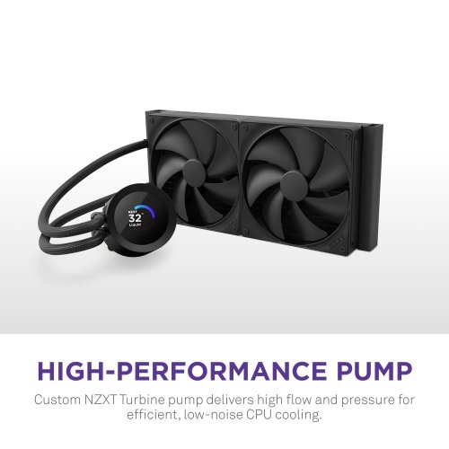 Готова СВО NZXT Kraken Plus 240 (RL-KN240-B2) Black купити в Україні: Київ, Львів, Хмельницький, Тернопіль | Перевірка сумісності, низька ціна, відгуки, характеристики від TELEMART фото