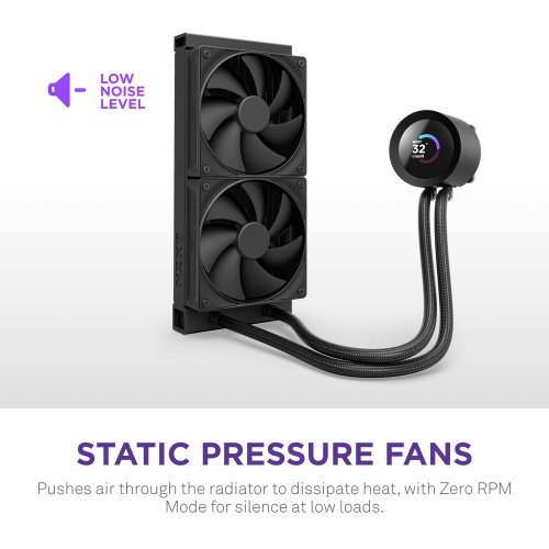 Готова СВО NZXT Kraken Plus 240 (RL-KN240-B2) Black купити в Україні: Київ, Львів, Хмельницький, Тернопіль | Перевірка сумісності, низька ціна, відгуки, характеристики від TELEMART фото