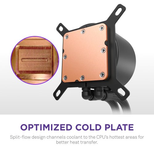 Готовая СВО NZXT Kraken Plus 240 RGB (RL-KR240-B2) Black купить в Украине: Киев, Днепр, Харьков, Одесса  | Проверка совместимости, низкая цена, отзывы, характеристики от TELEMART фото