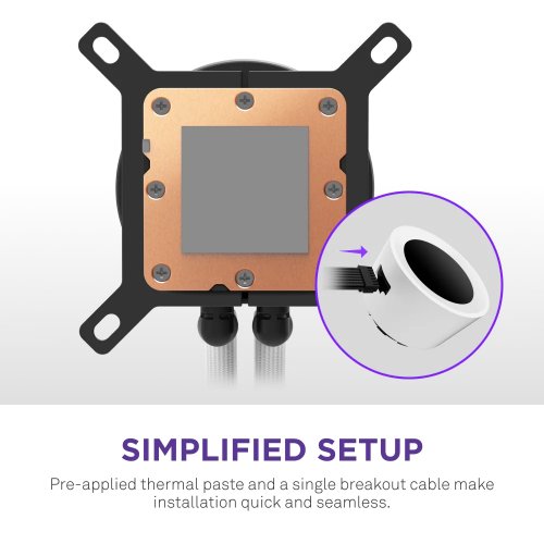 Готова СВО NZXT Kraken Plus 240 RGB (RL-KR240-W2) White купити в Україні: Київ, Львів, Хмельницький, Тернопіль | Перевірка сумісності, низька ціна, відгуки, характеристики від TELEMART фото