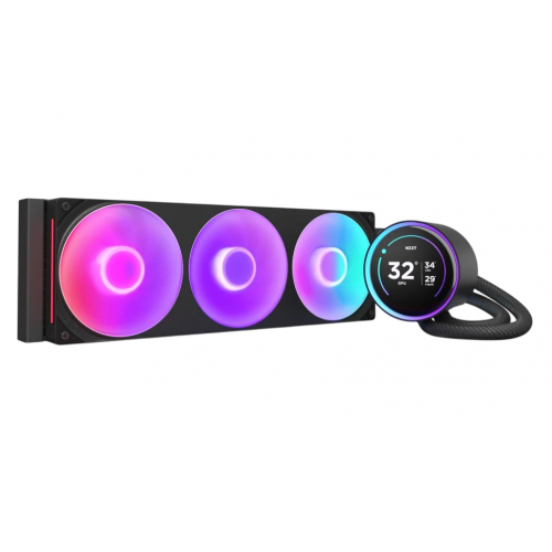 Готовая СВО NZXT Kraken Elite 420 RGB (RL-KR42E-B2) Black купить в Украине: Киев, Днепр, Харьков, Одесса  | Проверка совместимости, низкая цена, отзывы, характеристики от TELEMART фото