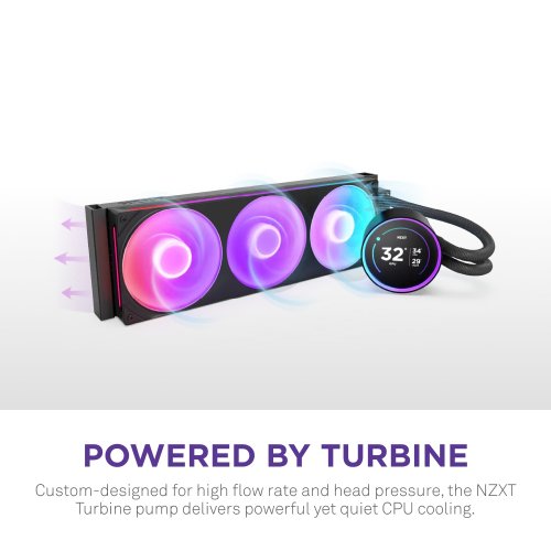 Готовая СВО NZXT Kraken Elite 420 RGB (RL-KR42E-B2) Black купить в Украине: Киев, Днепр, Харьков, Одесса  | Проверка совместимости, низкая цена, отзывы, характеристики от TELEMART фото
