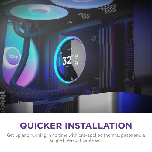 Готовая СВО NZXT Kraken Elite 420 RGB (RL-KR42E-B2) Black купить в Украине: Киев, Днепр, Харьков, Одесса  | Проверка совместимости, низкая цена, отзывы, характеристики от TELEMART фото