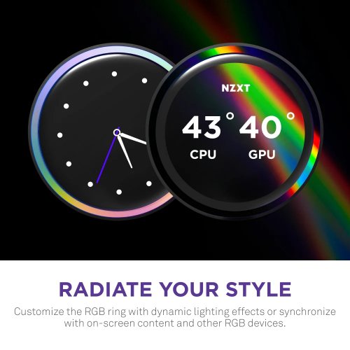 Готовая СВО NZXT Kraken Elite 420 RGB (RL-KR42E-B2) Black купить в Украине: Киев, Днепр, Харьков, Одесса  | Проверка совместимости, низкая цена, отзывы, характеристики от TELEMART фото