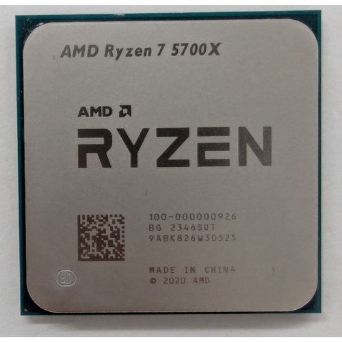 Процессор AMD Ryzen 7 5700X 3.4(4.6)GHz 32MB sAM4 Tray (100-000000926) (Восстановлено продавцом, 810681) купить в Украине: Киев, Днепр, Харьков, Одесса  | Проверка совместимости, низкая цена, отзывы, характеристики от TELEMART фото