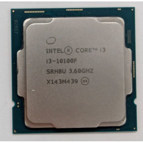 Процессор Intel Core i3-10100F 3.6(4.3)GHz 6MB s1200 Tray (CM8070104291318) (Восстановлено продавцом, 810706) купить в Украине: Киев, Днепр, Харьков, Одесса  | Проверка совместимости, низкая цена, отзывы, характеристики от TELEMART фото