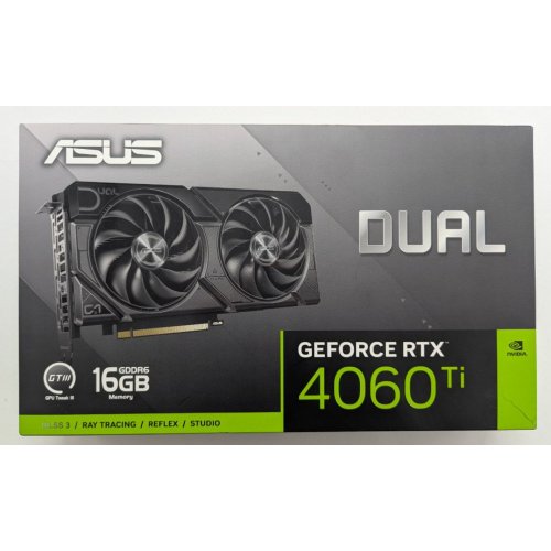 Відеокарта Asus GeForce RTX 4060 Ti Dual EVO 16384MB (DUAL-RTX4060TI-16G-EVO) (Відновлено продавцем, 810715) купити в Україні: Київ, Львів, Хмельницький, Тернопіль | Перевірка сумісності, низька ціна, відгуки, характеристики від TELEMART фото